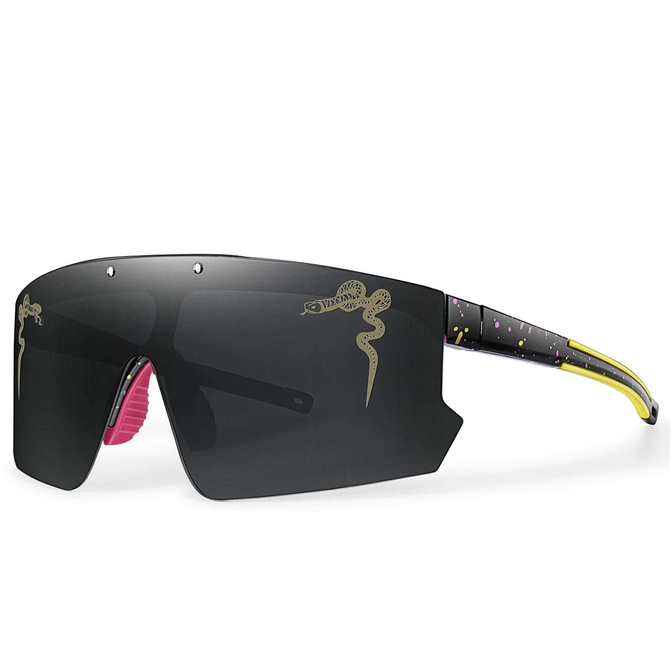 Brand 100 Cycling Sunglasses for Men and Women UV400 Protection 5 colors Big Frame Running Fishing Sports Eyewear
