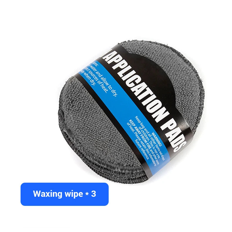 9pcs Car Wash Cleaning Kits Microfiber Towels Blush Sponge Wash Glove Polish Care Applicator Pads Auto Detailing Washing Tools