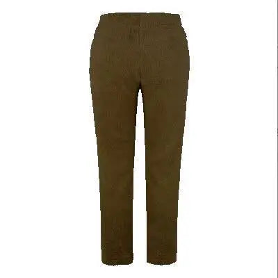 Autumn Winter New Women's Clothing Solid Color Loose Elastic Waist Plush Trousers