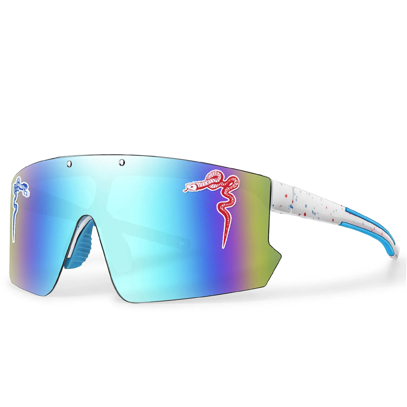 Brand 100 Cycling Sunglasses for Men and Women UV400 Protection 5 colors Big Frame Running Fishing Sports Eyewear