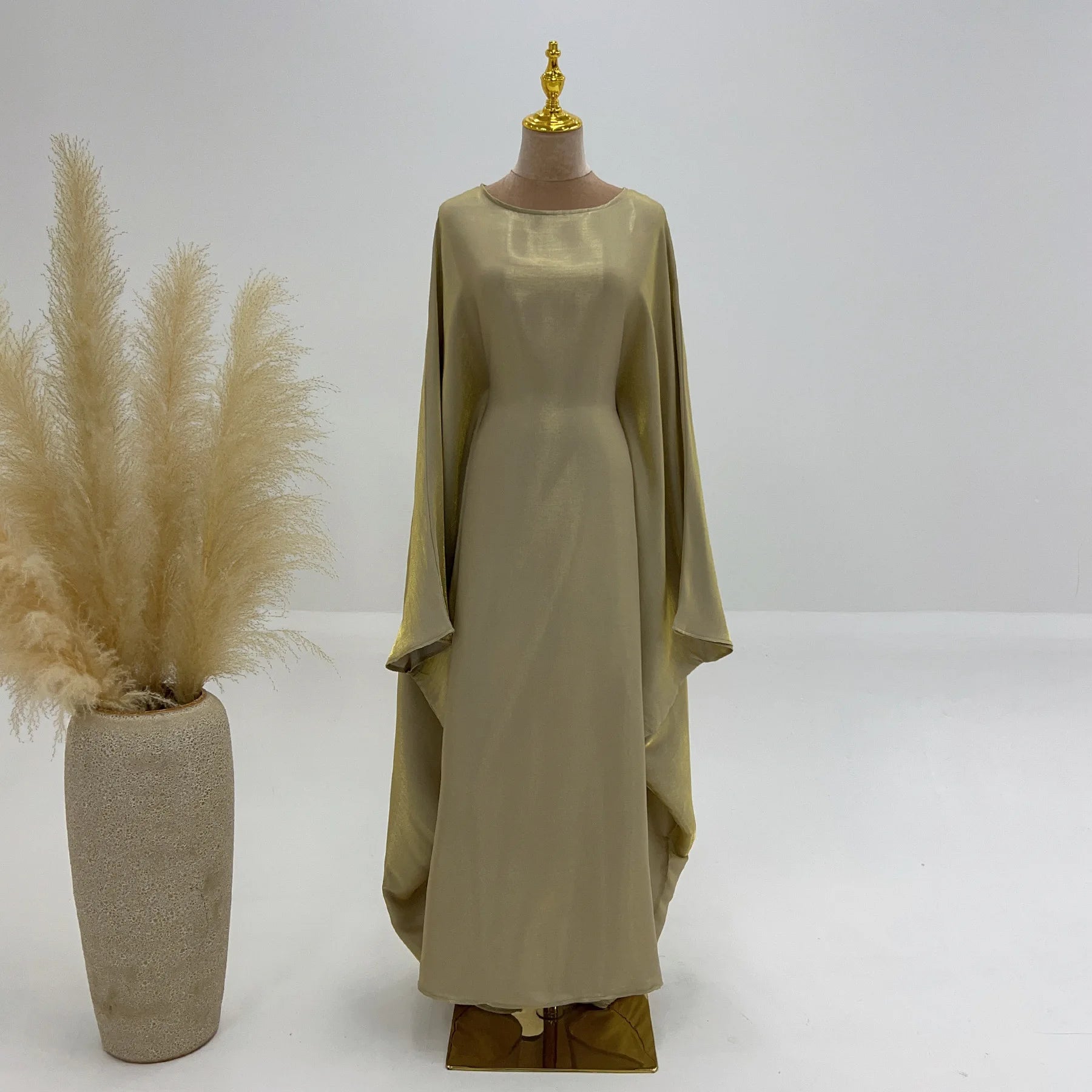 Ele Loose Robe Dr iny Fabric Par Dr Spring Summer Glowing Long Dr Women's plus Size Ele Gown