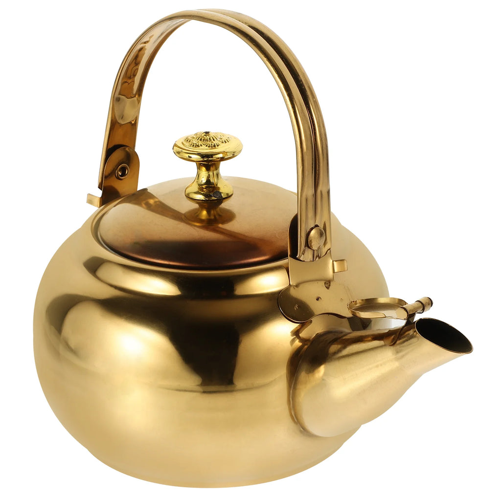 14Cm Stainless Steel Insulated Handle Whistling Water Kettle With Filter Leak Proof Spout For Cooker Tea Making Kitchen
