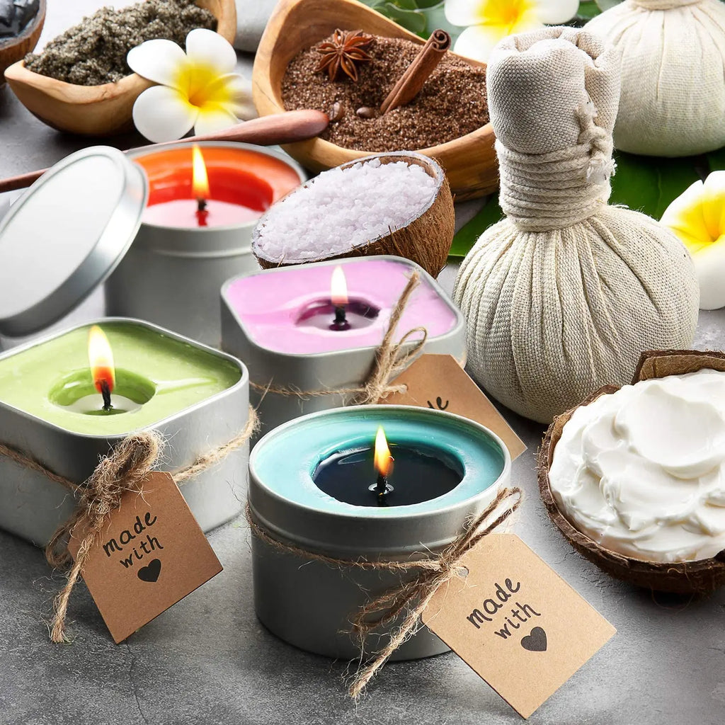 250g/500g Natural Soy Wax Granular DIY Candle Making Supplies Scented Candle Raw Material Smokeless Candle Wicks Making Crafts