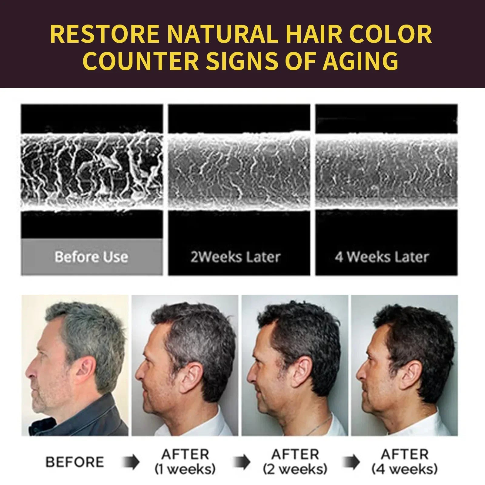 100ml Black Hair Shampoo 3 In1 Hair Dye Shampoo Repairing and Softening Shampoo Moisturizing Cleaning Hair Care for Women Men