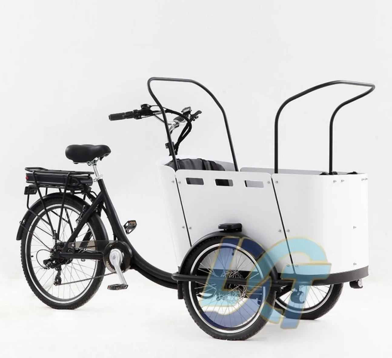 Electric Cargo Bicycle Cargo Bike Used for Family 3 Wheel Bike to Carry Kids