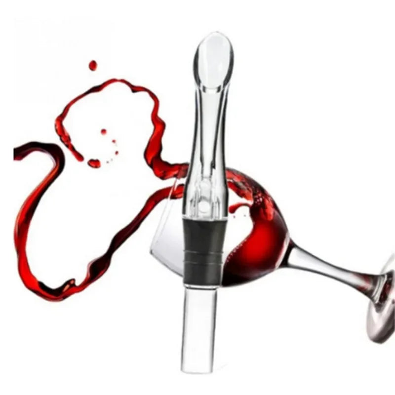 Acrylic Wine Aerator Pourer Premium Aerating Pourer Red Wine Decanter Cap Spout Stopper Bottle Mouth Dispenser Decanter Spout