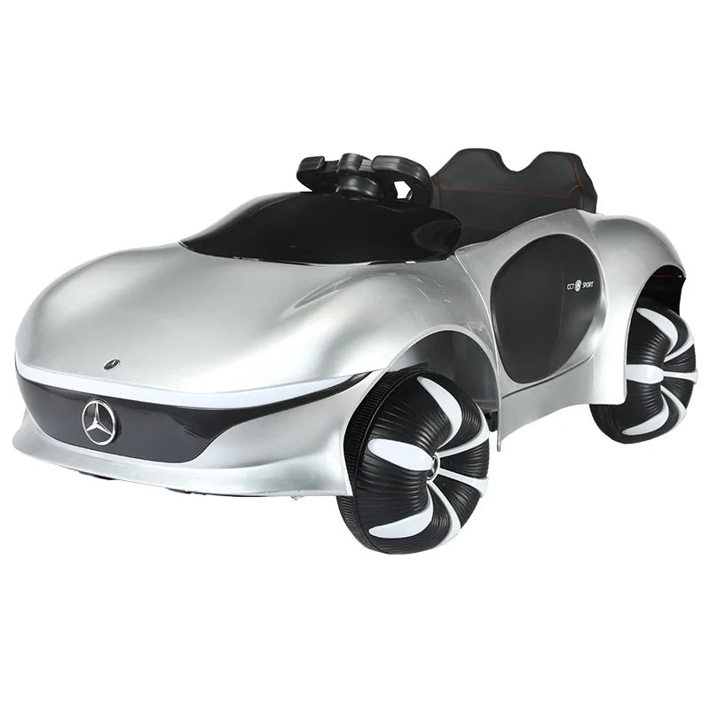 Electric Ride On Car 4WD with Remote Control - Battery Powered Toy Vehicle with Doors LED Lights Music