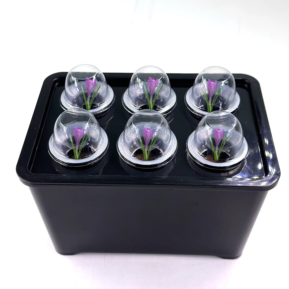 7"x4.7"x4.1" Gardening Nursery Pots Indoor Hydroponics Grower Kit Universal Hydroponic System Planting Container for Vegetables
