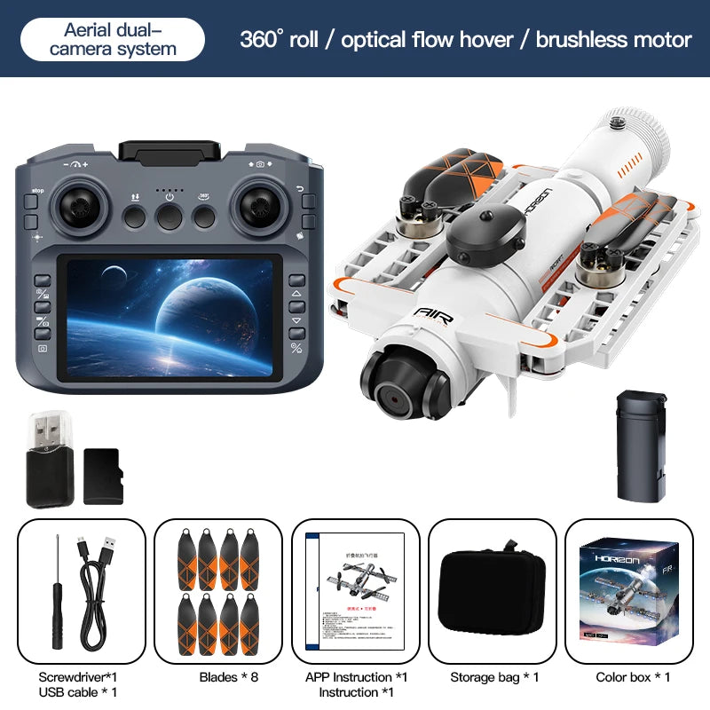 Drone Profession Obstacle Avoidance Dual Camera RC Quadcopter Dron FPV WIFI Range Remote Control Helicopter