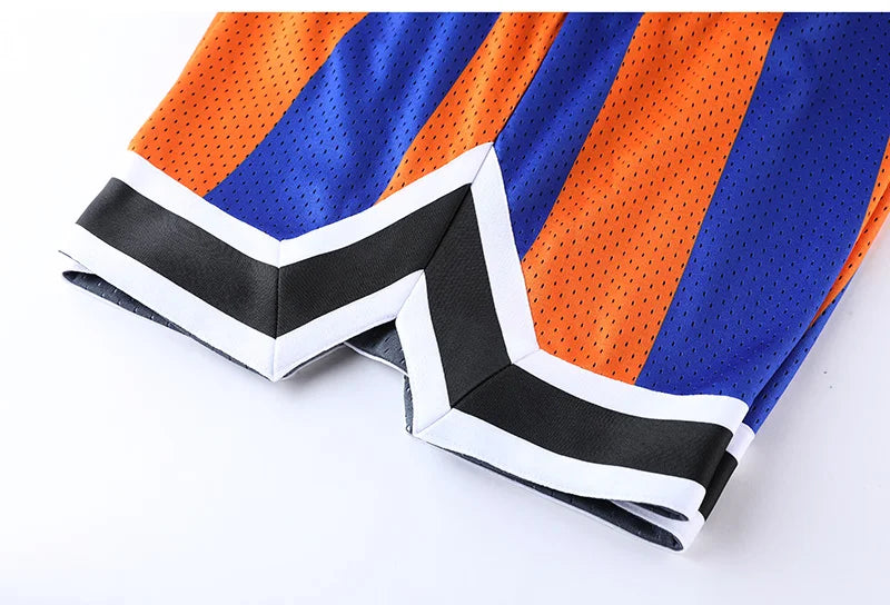 Boys Basketball Running Sports Loose Plus Size Shorts Tie With American Street Print Five Points Big Pants Gym Training