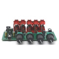 4-in/2-out Stereo Audio Mixer - RCA & 3.5mm Inputs Auto-Mixing No Switching Required Volume Control Drive Headphone Amplifier