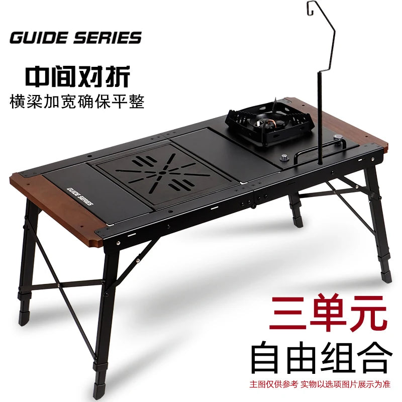 Dining Waterproof Outdoor Table Black Balcony Portable Backyard Outdoor Table Garden Camping Tuinmeubelsets Patio Furniture