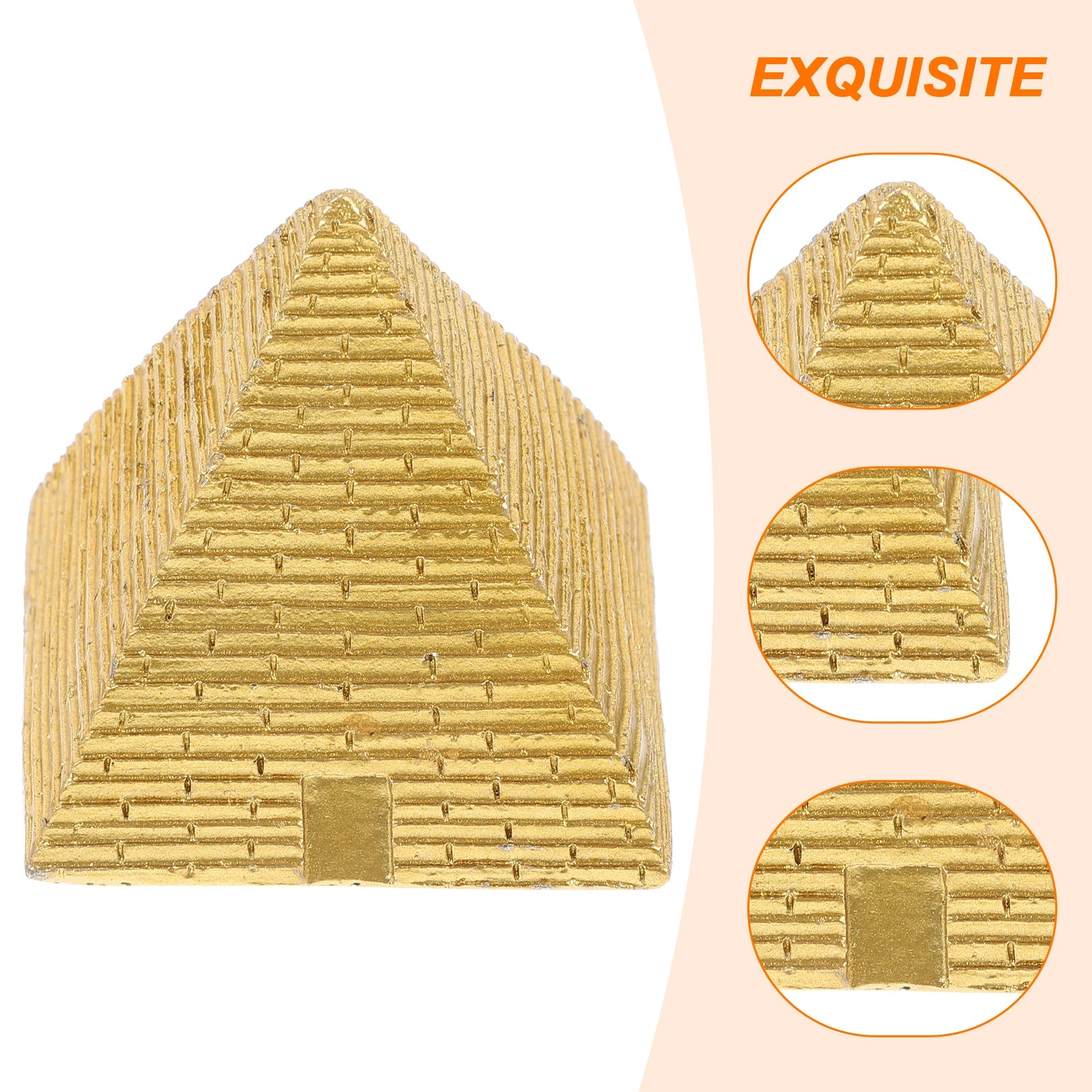 Egyptian Pyramid Egyptian Pyramid Model Sand Table Decorative Model Resin Miniature Figurine Desktop Decor Home Decoration New