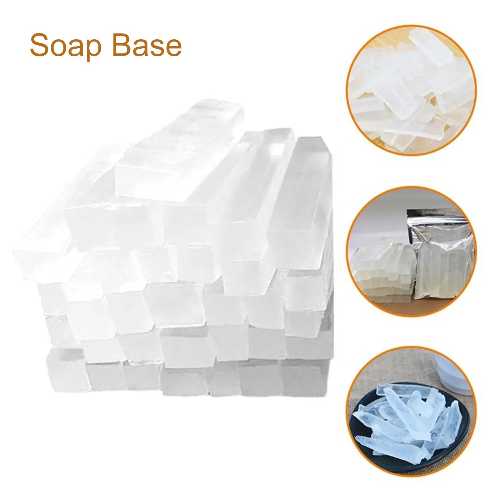 1/3/5 Pack Transparent Soap Base DIY Handmade Soaps Making Raw Material For DIY Essential Oil Soap Breast Milk Soap Making