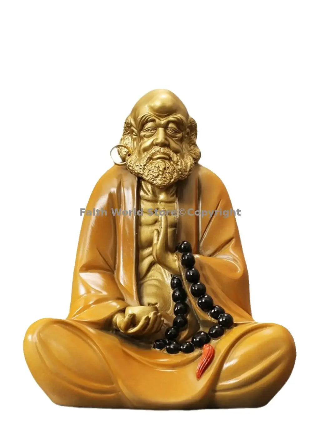 Buddhism Spiritual Art Bronze Sculpture Dharma Buddhist saints Chan sect Dhyana Zen Bronze carved home decorative Sitting Buddha