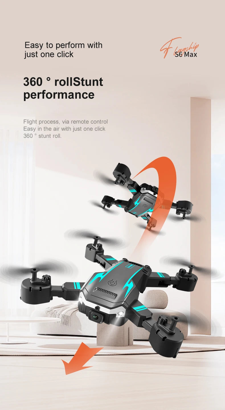 2025 NEW S6 Drone 5000M 8K 5G Professional Aerial Photography HD Wifi FPV Avoiding Flow Obstacles Four Rotors Helicopter Toy