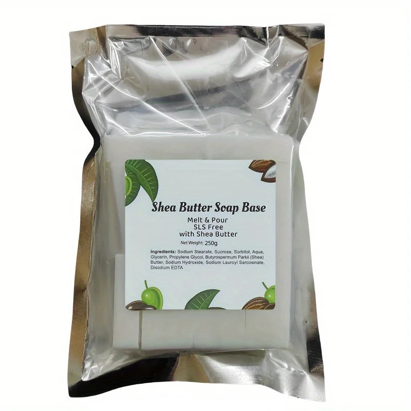 250g Melt and Pour Soap Base Glycerin for DIY Crafting Gift, Moisturizing and Gentle on Skin, Perfect for Soap Making Supplies
