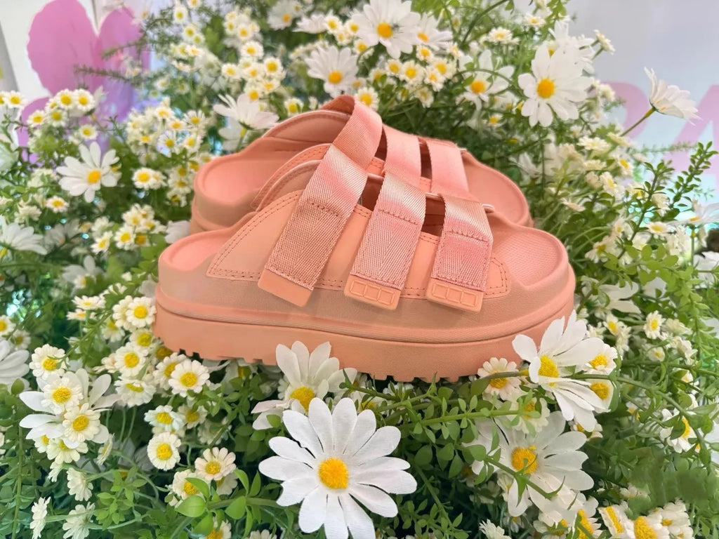 2025 Summer Women's Platform Sandals – Fashionable Slip-On Thick Sole Slide Shoes for Beach, Casual, and Outdoor Wear