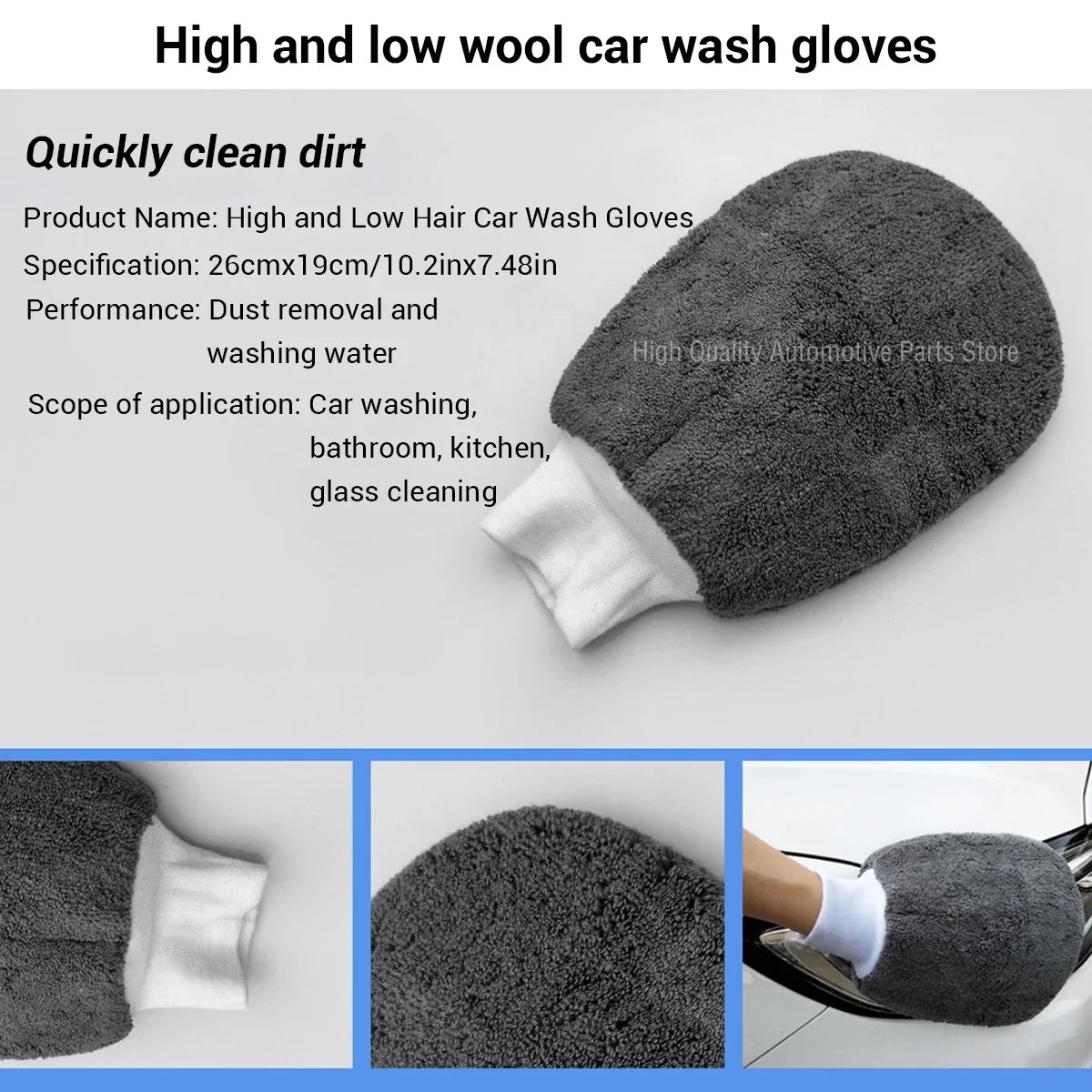 9pcs Car Wash Cleaning Kits Microfiber Towels Blush Sponge Wash Glove Polish Care Applicator Pads Auto Detailing Washing Tools