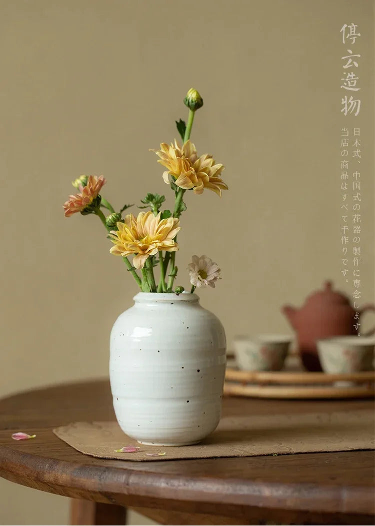 Aesthetic Ceramic Flower Vase Luxury Outdoor Tall Office Balcony Vases Pottery Vaso Decorativo De Luxo Decoration Home