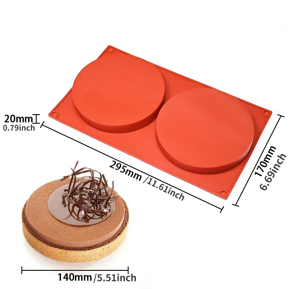 Cylinder Silicone Mold for Soap Jelly Pudding Resin Chocolate Cookie Mold hocolate Covered Sandwich Tool Candy Cake Baking Pan