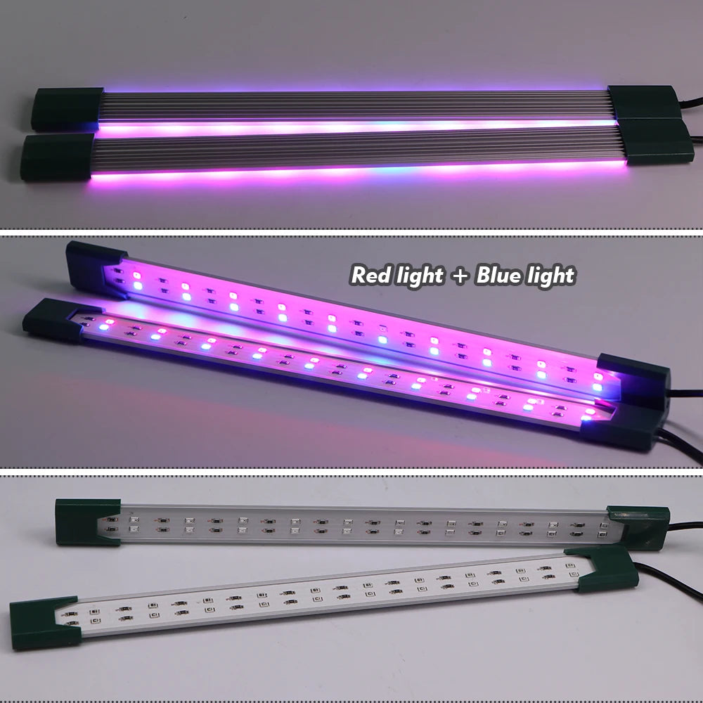 40/80 Cells Seed Starter Tray with 2 Long Strip Grow Light Seed Starter Kit with Humidity Dome for Home Garden Plants Cultivate
