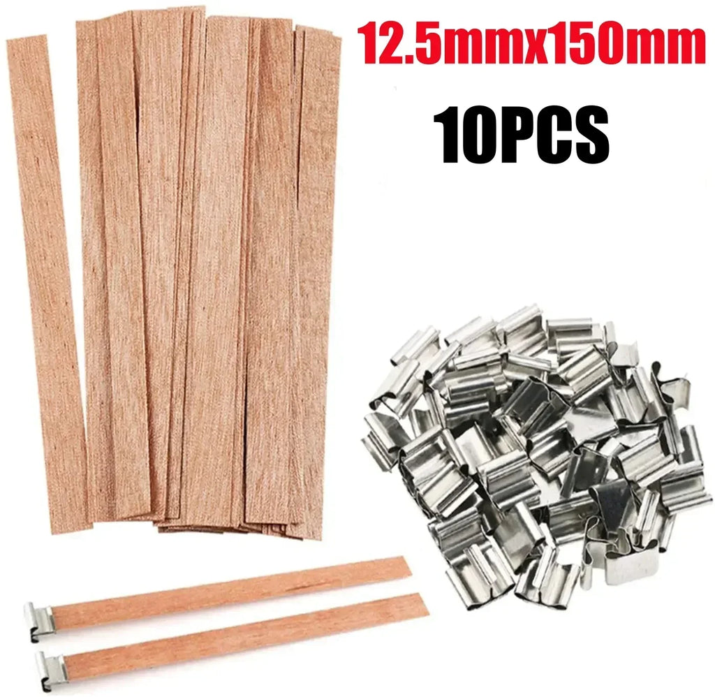 DIY Wood Wick Soy Candle Kit All-in-One Set for Single-Wick & Scented Candles Relaxing Craft for Beginners