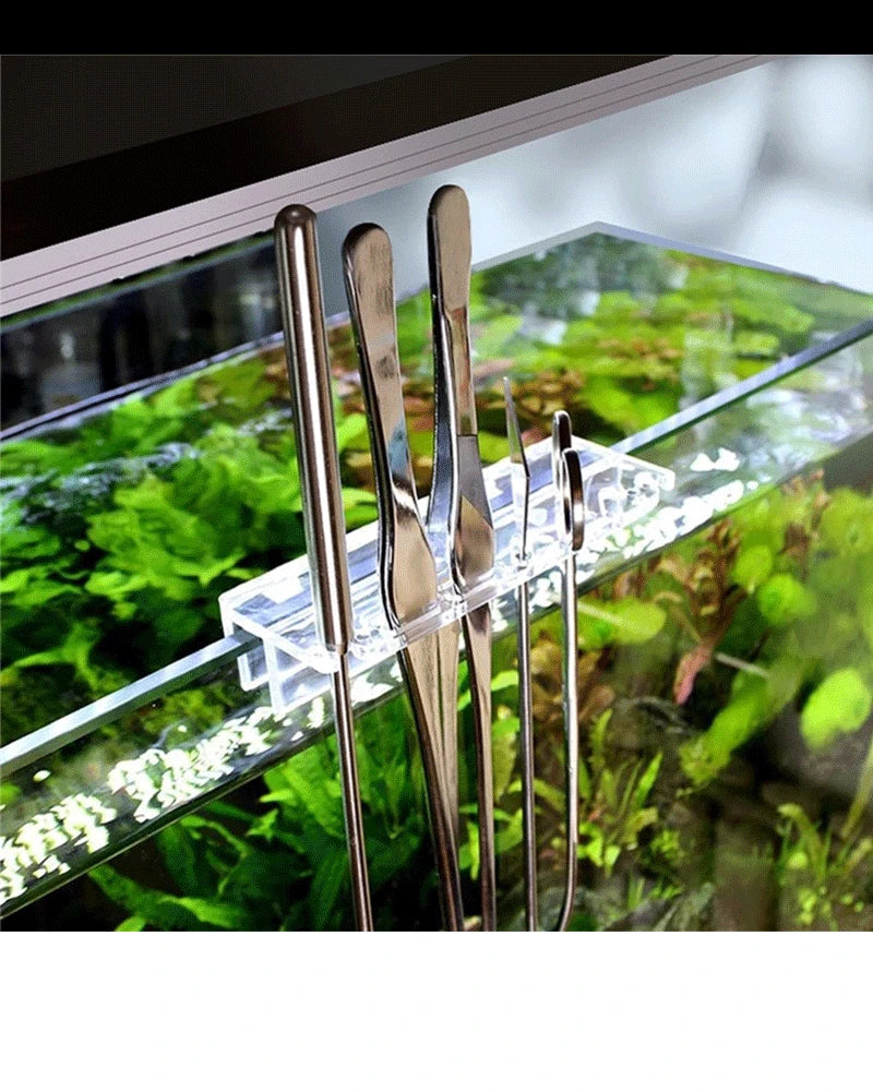 Aquarium Tools Set Scissor Tweezers Plants Wave Scissors Grass Stainless Cleaning Tools Fish Tank Shovels Aquarium Accessories