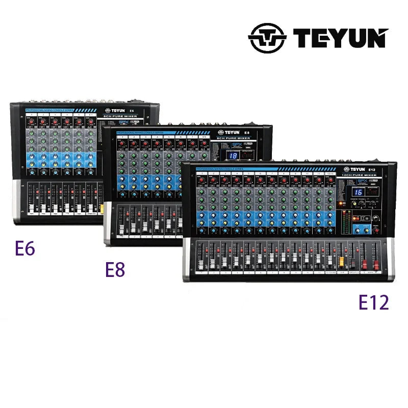 Dj Controller Mixer Audio Sound Mixing Table Card Professional Pc Digital Consoles Interface Console Pro Equipment 6/8/12Channel