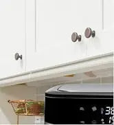 8.5QT Air Fryer, Upgraded Family Size Capacity, Visual Window, Square Basket Dials Stainless Steel Air Fryers, Reheat Leftovers,
