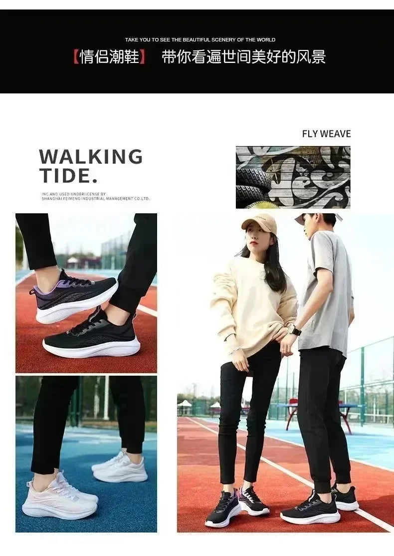 2026 Casual Running Shoes for Women - Anti - Slip  Mesh Breathable  Fashionable for Summer Hiking & Tennis Couple Option