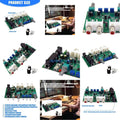 E65E Professional Stereo Audios Mixer Automatically Reduces Background Music Accompaniment Mixing Board DC12V-24V