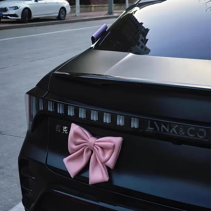 Car Bow Pink Car Accessories for WomenExterior Cute Car Decor Fits All Car ModelsEnhances Car Aesthetics