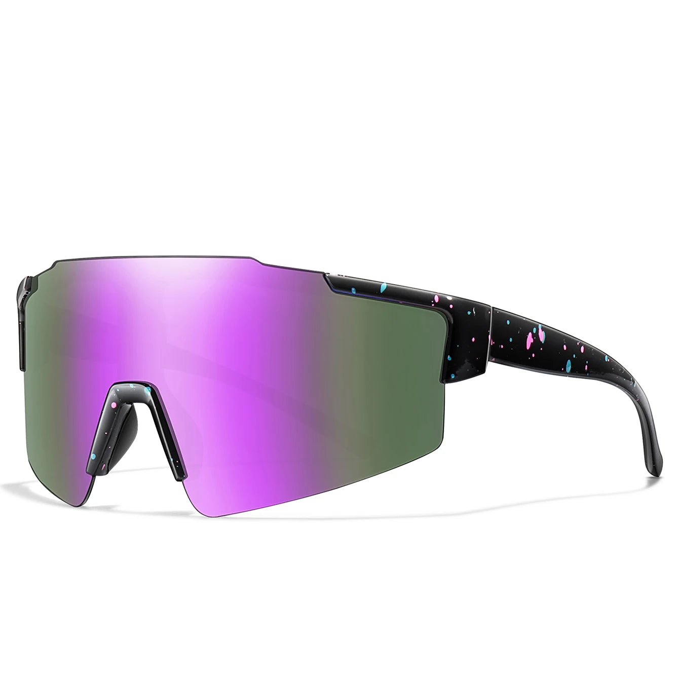 Brand 100 Cycling Sunglasses for Men and Women UV400 Protection 5 colors Big Frame Running Fishing Sports Eyewear