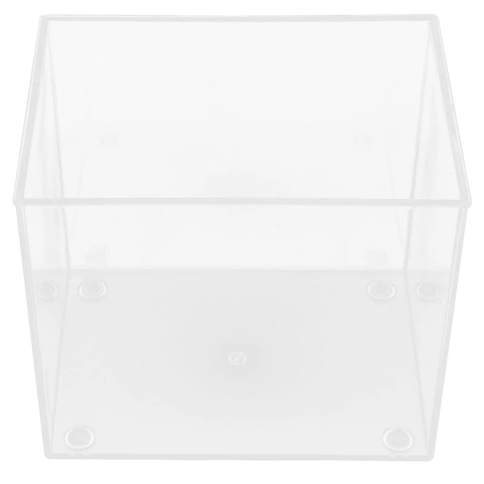 Desktop Aquarium Small Fish Tank for Betta Rimless Clear Plastic Tank Household Multi-Use Aquarium for Indoor Decoration