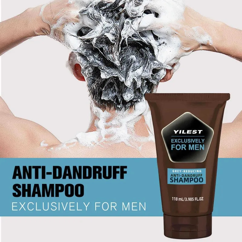 Anti Dandruff Shampoo Deep Clean Nourish Hair Roots Darken Hair Strengthen Hair 118ml Moisturizing Scalp Care Shampoo