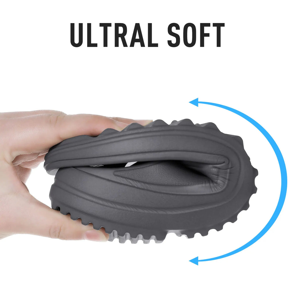 Bebealy Women Orthopedic Slippers With Arch Support Outdoor Men Slippers Soft Antiskid Home Slippers Indoor EVA Cloud Slippers