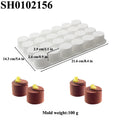 Cylindrical French Mousse Cake Mold Silicone Chocolate Mold Food Grade Kitchen Baking Tool Soap Mold Dessert Making Tools