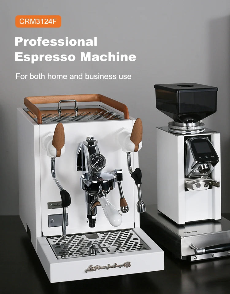 Coffee Maker 220V 2200W ,CRM3124F Multi-purpose Coffee Press Machine ,Commercial Professional Automatic E61 Expresso