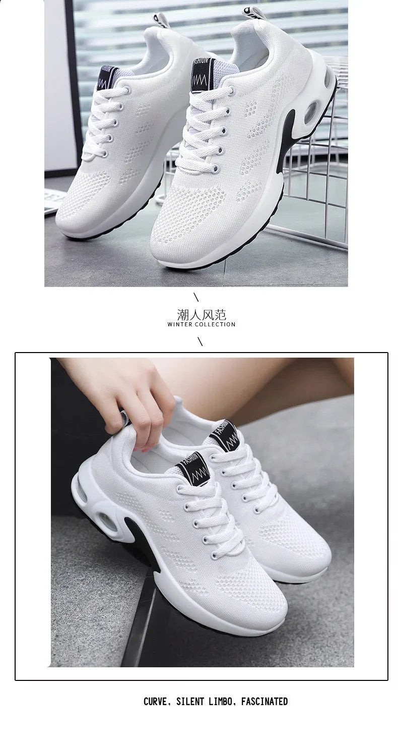 2024 Summer Women Shoes Breathable Mesh Outdoor Light Weight Sports Shoes Casual Walking Sneakers Tenis Feminino Zapatos Mujer