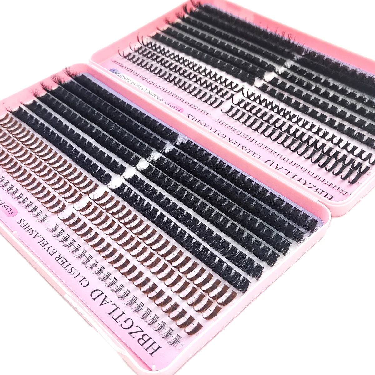 80D-160D Eyelash Book Style Bottom+Spike Cluster Eyelash Manga Eyelash Cluster Extension Spike Cluster Anime Eyelash