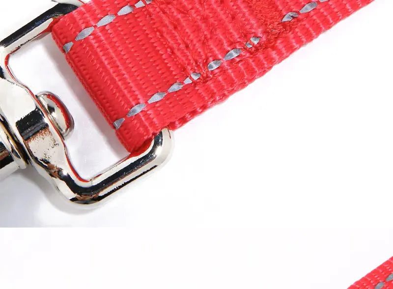 Dogs Leads Leashes Reflective Drawstring Pet Leash Explosion-proof Dog with D-ring & Metal Fastener for Dog Walking and Training