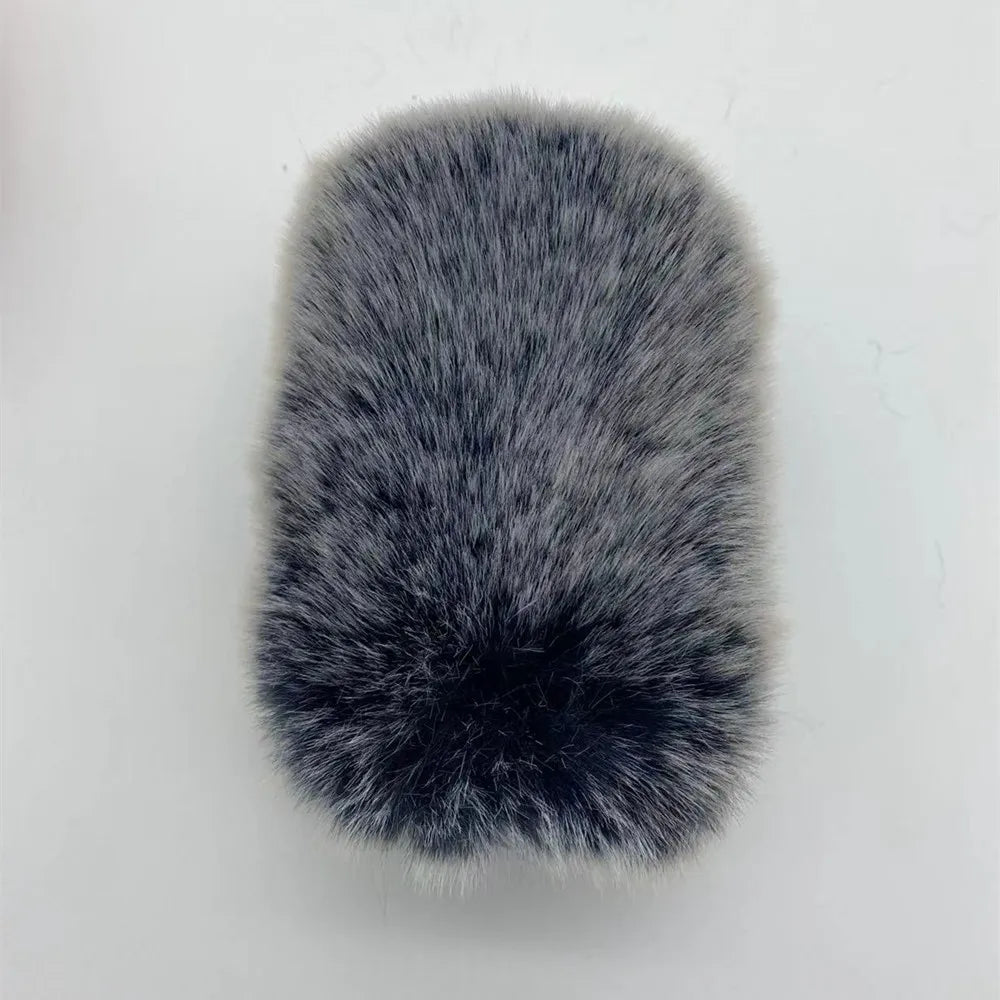 Blue Mantis Dead Cat  Artifical Fur Windscreen Muff Windshield Sponge For HyperX Mic Pop Filter Sponge Foam Cover For Quadcast S