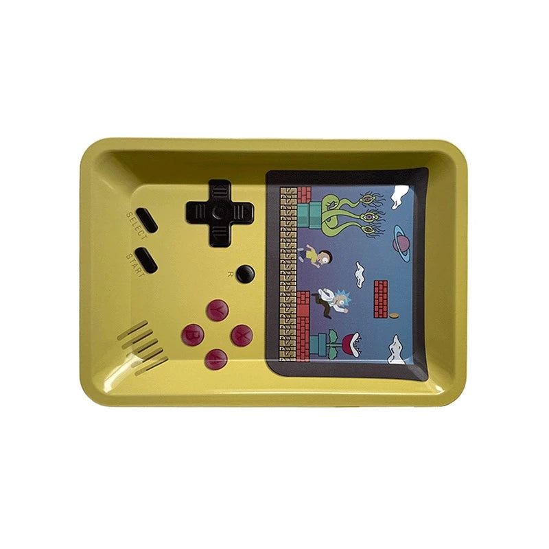 Cigar Rolling Tray Metal Storage Container Tinplate Household Supplies Accessories Size 18x12.5cm Storage Trays Various Patterns
