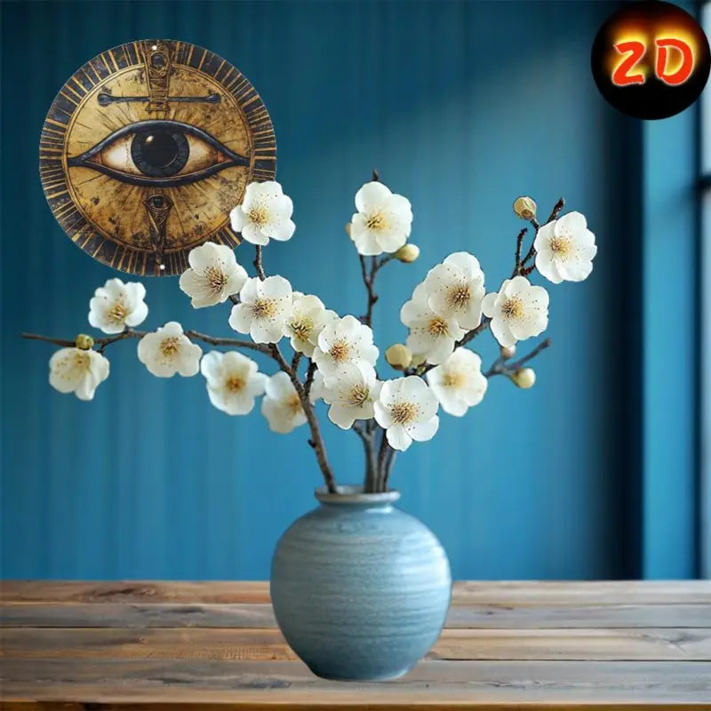 Egyptian Eye of Horus Metal Wall Art, Aluminum Sign for Home, Office Decor, Vintage Style No-Odor Plaque for Garden, Bar,  Party