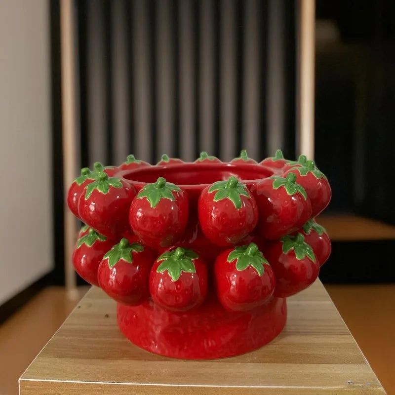 Ceramic Flower Pot Indoor Flowerpots Large Luxury Decorative Table Flowerpot Pretty Modern Cute Elegant Vase Garden Accessories