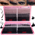 80D-160D Eyelash Book Style Bottom+Spike Cluster Eyelash Manga Eyelash Cluster Extension Spike Cluster Anime Eyelash