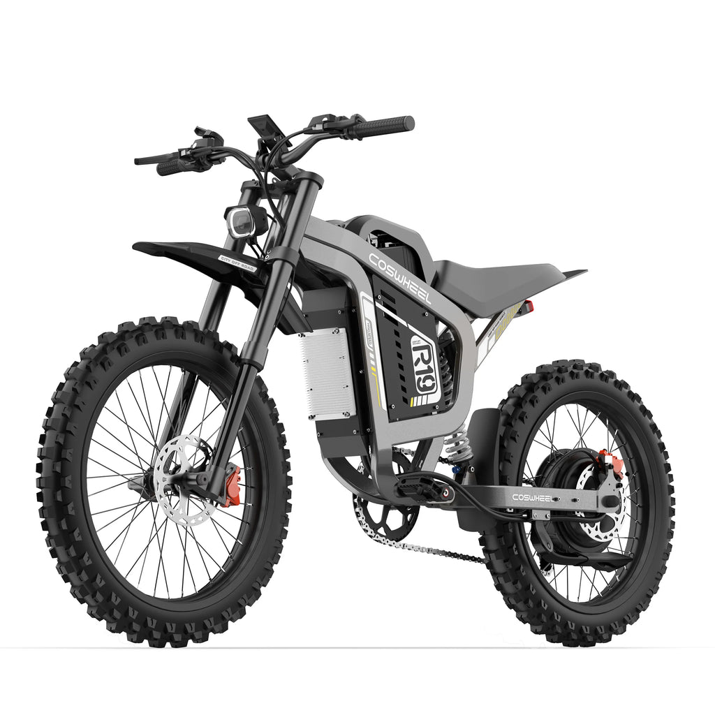 COSWHEEL R19 Electric motorcycle 6000W 72V 40ah 85km/h Lithium Battery Adult Mountain Ebike Electric Motorcycle