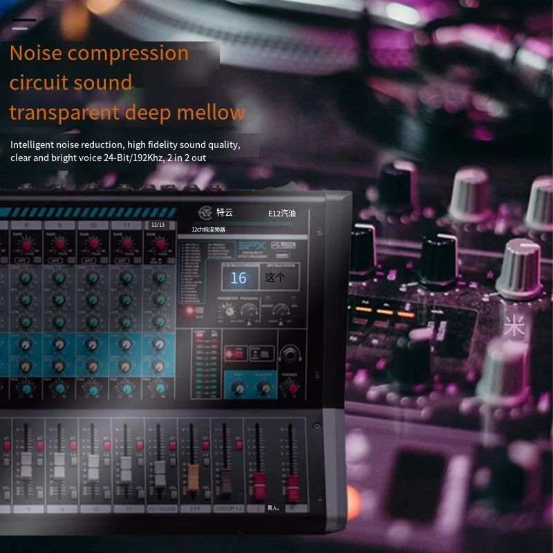 Dj Controller Mixer Audio Sound Mixing Table Card Professional Pc Digital Consoles Interface Console Pro Equipment 6/8/12Channel