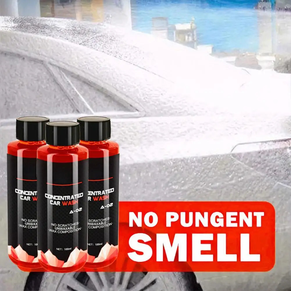 100ML Car Cleaning Foam Large Capacity High Concentration Super Foam Car Wash Liquid Auto Washing Shampoo Car Wash Supplies
